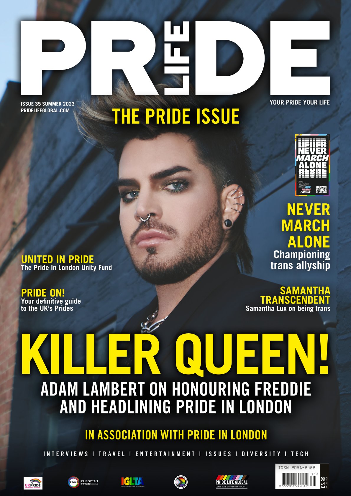 Pride Life Magazine - Adam Lambert Issue 35